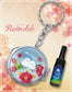 Resin Sticker Mirror Key Chain [LONG-TAILED TIT]