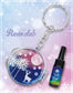 Resin Sticker Mirror Key Chain [REINDEER]