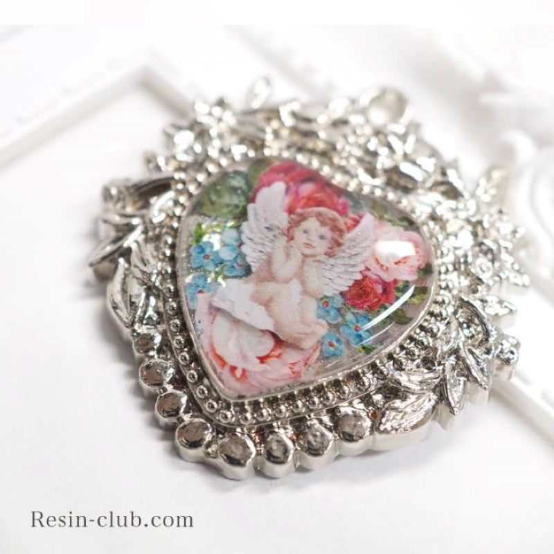 Resin Sticker [Victorian Angel]